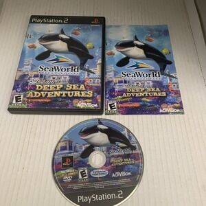 SeaWorld Shamu's Deep Sea Adventures Sony PlayStation 2 PS2 2005 CIB Activision